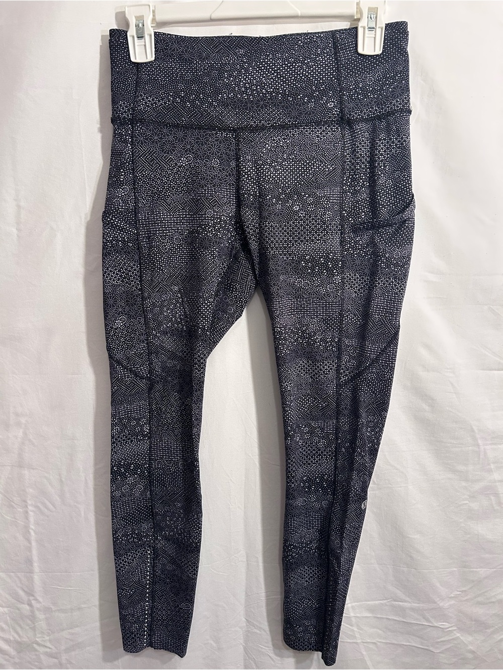 lululemon athletica Black & White Patterned Leggings
